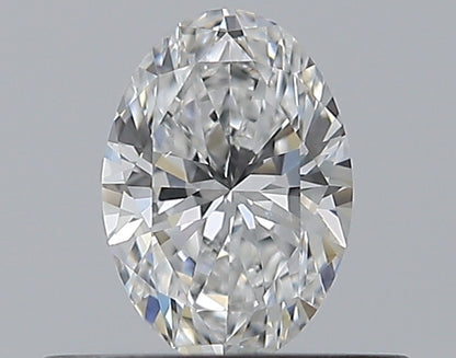 0.35CT OVAL VS2 E WH