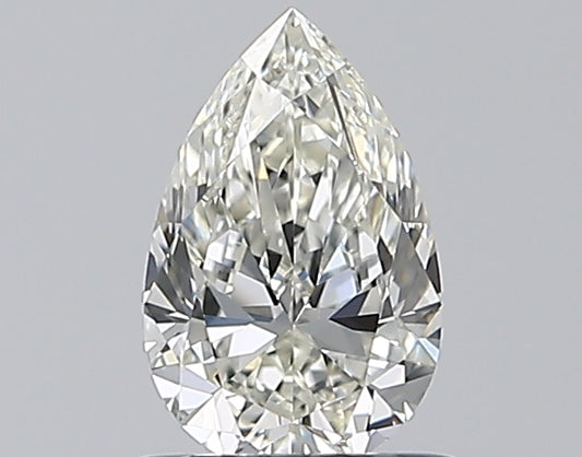 0.70CT PEAR VVS2 J WH