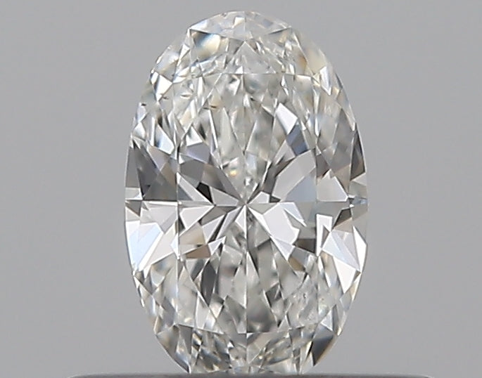 0.30CT OVAL SI1 F WH