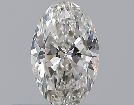 0.30CT OVAL SI1 G WH