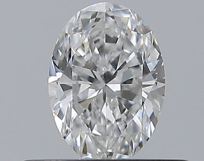 0.40CT OVAL SI1 D WH