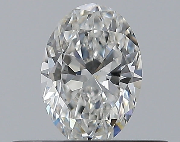 0.30CT OVAL SI1 F WH