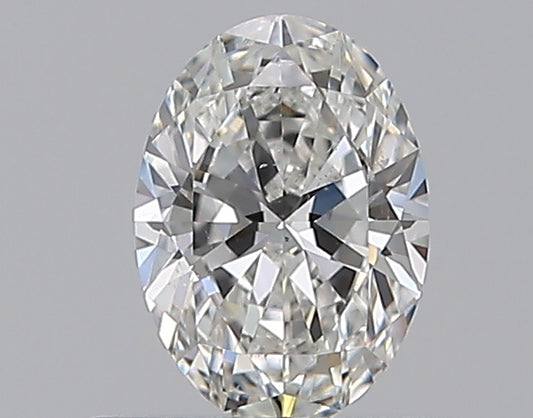 0.50CT OVAL SI2 F WH