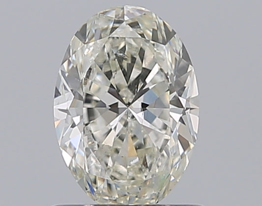 0.80CT OVAL SI2 J WH