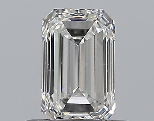 0.50CT EMERALD SI1 F WH