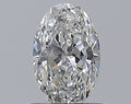 0.50CT OVAL SI1 F WH