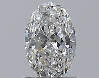 0.50CT OVAL SI1 F WH