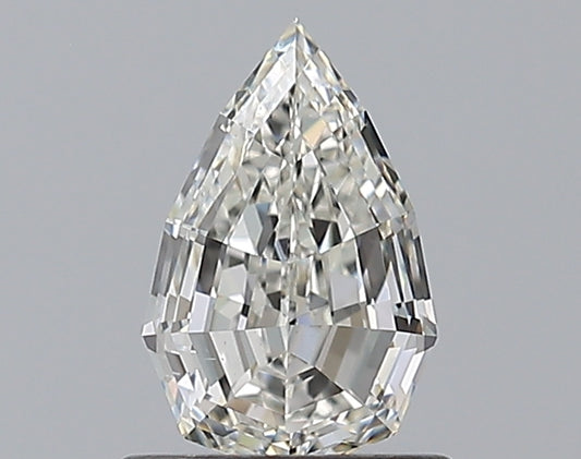 0.90CT Pear Step Cut VS2 I WH