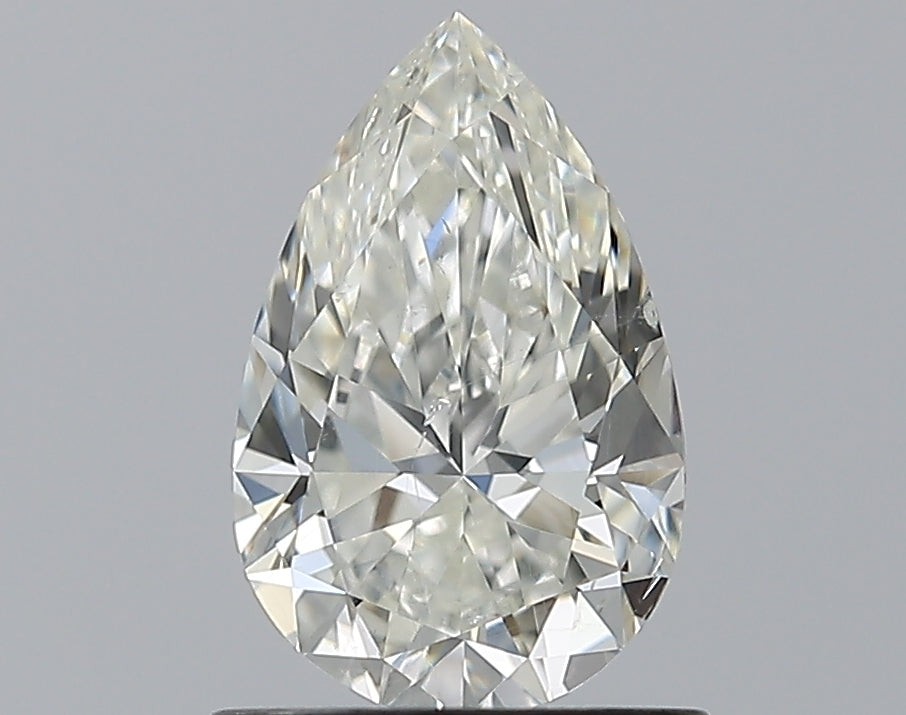 0.90CT PEAR SI1 J WH