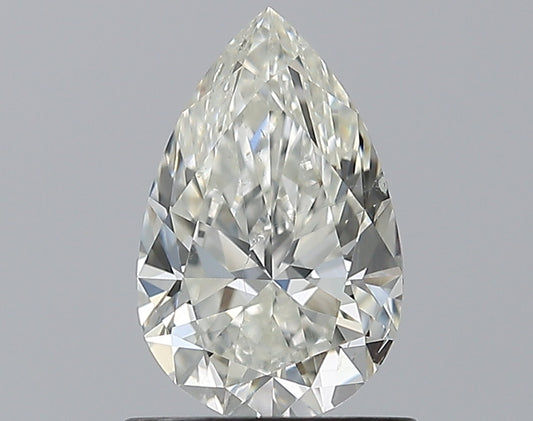 0.90CT PEAR SI1 J WH