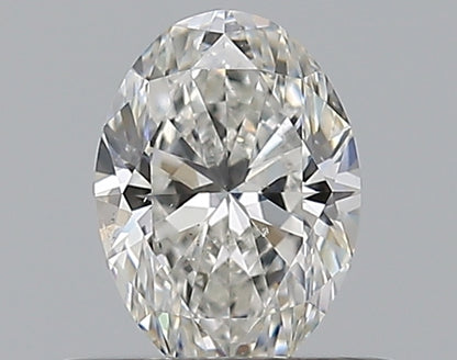 0.50CT OVAL SI1 F WH