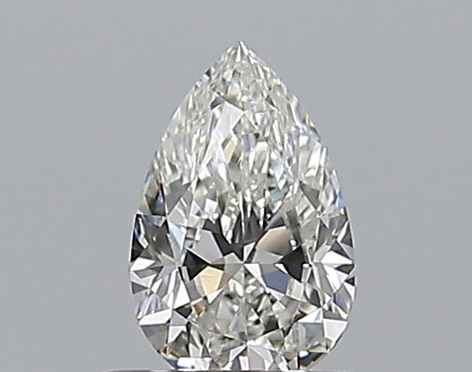 0.42CT PEAR SI1 G WH