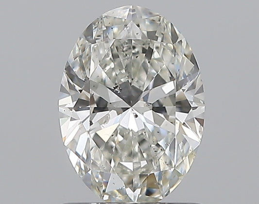 0.91CT OVAL SI2 H WH