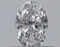 0.30CT OVAL SI1 D WH
