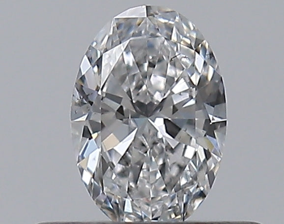 0.30CT OVAL SI1 D WH