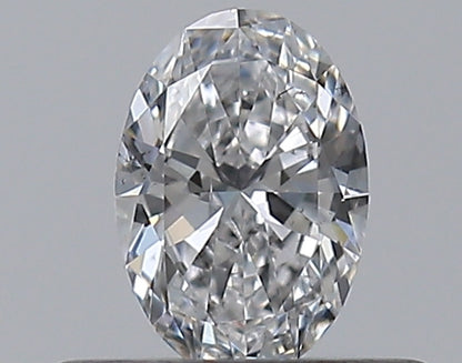 0.30CT OVAL SI1 D WH