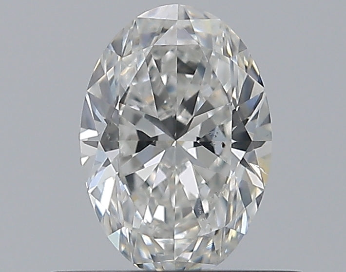 0.50CT OVAL SI1 F WH