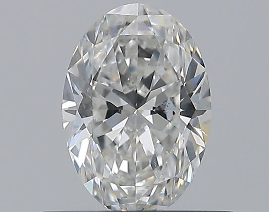 0.50CT OVAL SI1 F WH