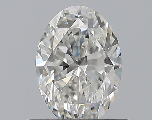 0.57CT OVAL VVS2 G WH