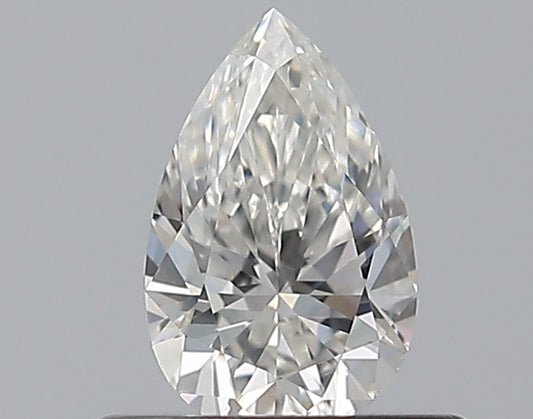 0.41CT PEAR SI1 G WH