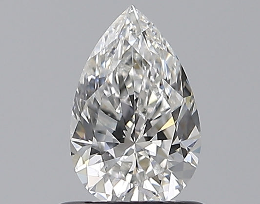 0.70CT PEAR SI1 F WH