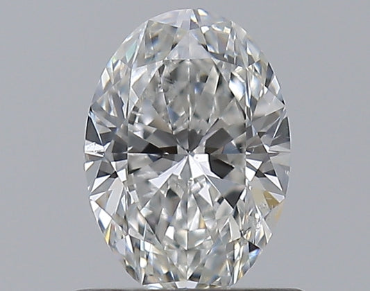 0.66CT OVAL SI2 F WH