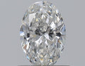 0.58CT OVAL SI1 F WH