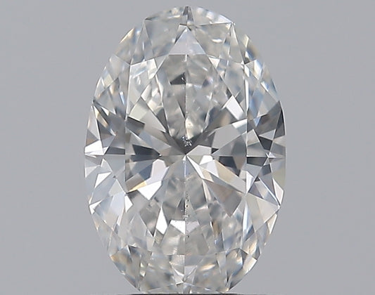 0.80CT OVAL SI1 F WH