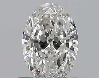 0.50CT OVAL SI1 F WH