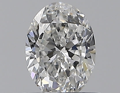 0.50CT OVAL SI1 F WH