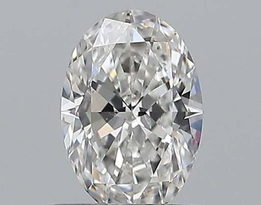 0.50CT OVAL SI1 F WH