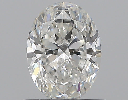 0.70CT OVAL SI2 F WH
