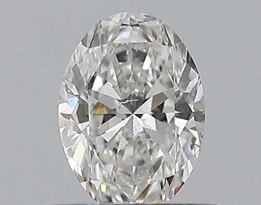 0.56CT OVAL SI1 F WH