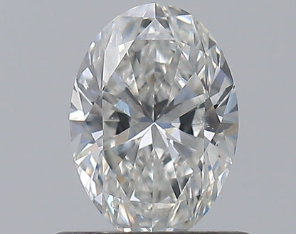 0.60CT OVAL SI2 G WH