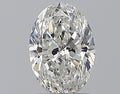 0.90CT OVAL SI1 H WH