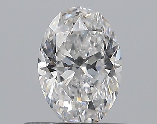 0.50CT OVAL SI2 E WH
