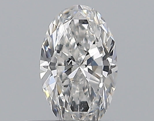 0.35CT OVAL SI2 E WH