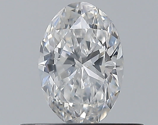 0.37CT OVAL SI1 E WH