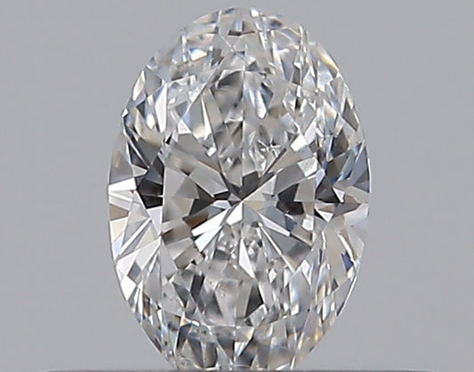 0.30CT OVAL SI1 D WH