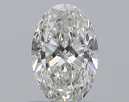 0.50CT OVAL SI1 F WH