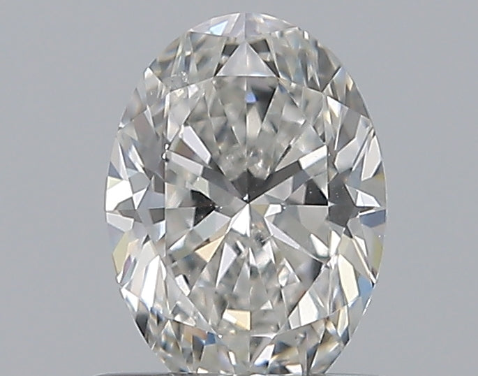 0.60CT OVAL SI1 F WH