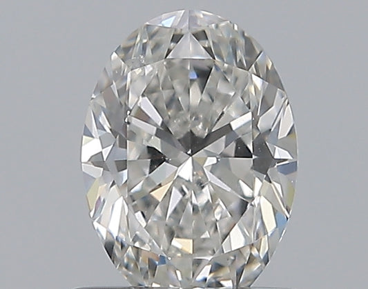 0.60CT OVAL SI1 F WH