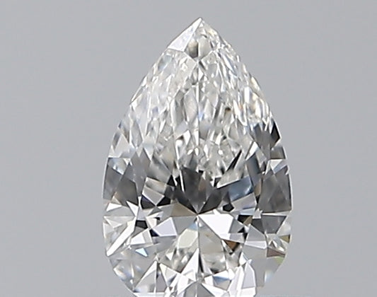 0.38CT PEAR VVS2 F WH