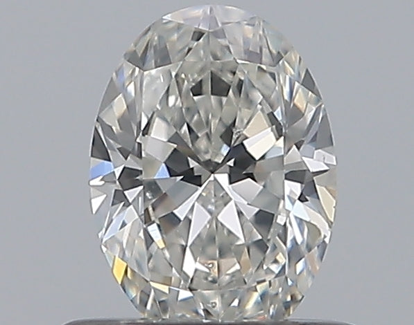 0.50CT OVAL SI1 G WH