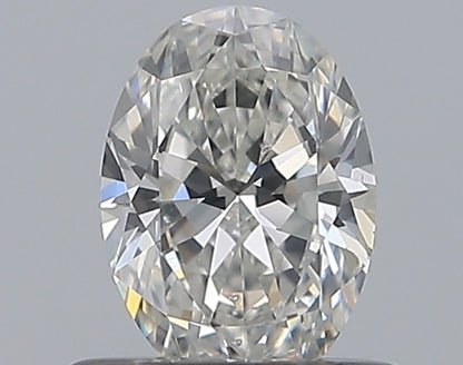 0.50CT OVAL SI1 G WH