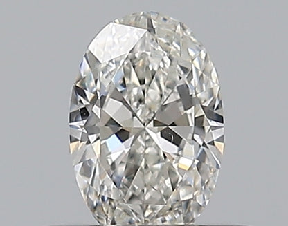 0.30CT OVAL SI1 G WH