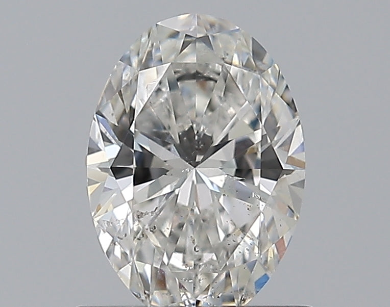 0.71CT OVAL SI2 G WH