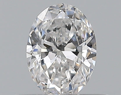 0.30CT OVAL SI2 D WH