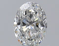 0.50CT OVAL SI1 F WH