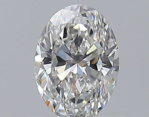 0.50CT OVAL SI1 F WH